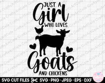 goat svg goat png just a girl who loves goats