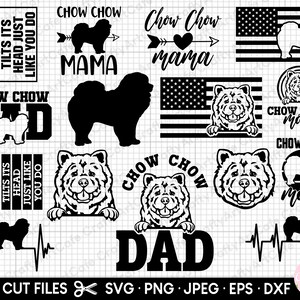 chow chow svg bundle chow chow png bundle chow chow svg cricut shirt chow chow peeking svg