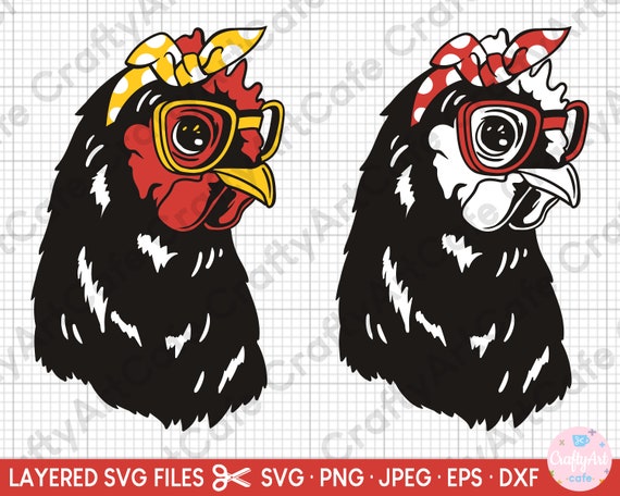 Chicken Svg Layered Cut File for Cricut Free Commercial Use - Etsy