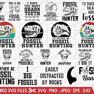 Fossilien Jagd svg bündel Cricut Fossilien jagd png bündel Fossilienjäger svg png eps dxj jpg jpg Paläontologe svg bündel frei kommerziell nutzbar