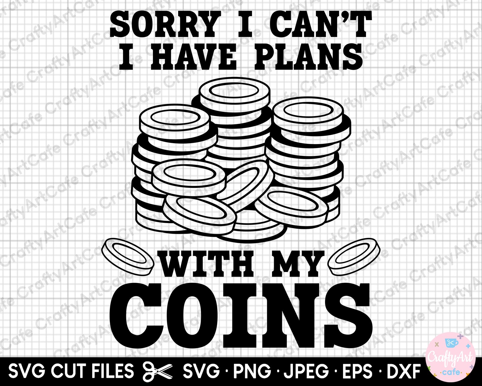 Coin Collecting Svg Coin Collecting Png Coin Collector Svg Etsy