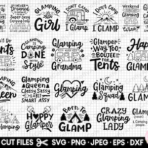 glamping svg bundel cricut glamping png bundel glamping shirt ontwerp bundel gratis commercieel gebruik eps dxf jpeg bundel