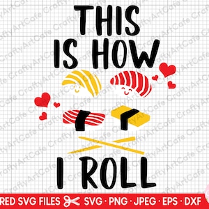 sushi svg cricut sushi png sushi lover svg png eps dxf cut file cricut