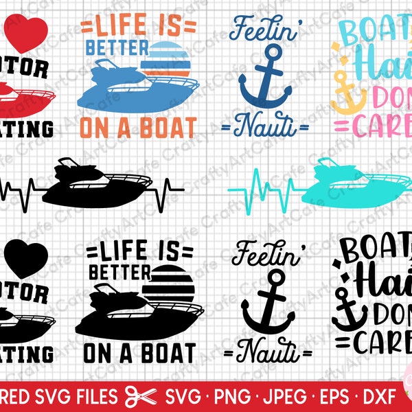 boating svg bundle cricut boat svg bundle cricut boating png shirt design bundle commercial use