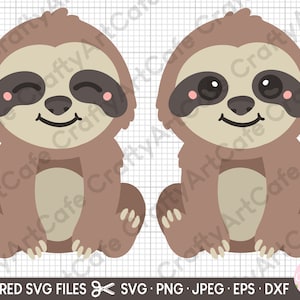 sloth png svg clipart sloth svg for cricut sloth cut file layered cute sloth svg baby sloth svg kawaii sloth svg sloth png