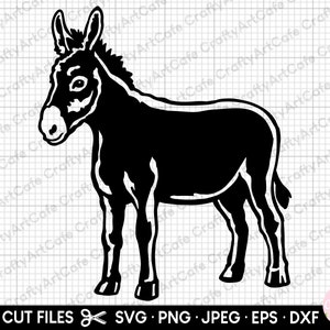 Esel Kontur png Esel svg Esel Vektor Esel Clipart kommerzielle Nutzung