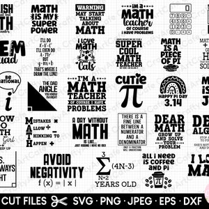 wiskunde svg bundel, wiskunde leraar svg bundel, wiskunde student svg bundel, wiskunde tacher svg bundel voor cicut, wiskunde leraar png bundel, wiskunde png