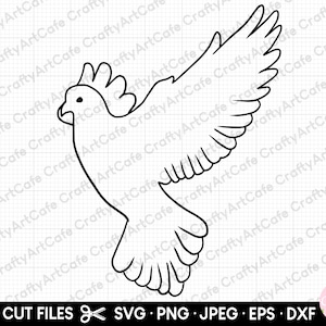 dove silhouette dove png dove svg dove clipart cut file svg