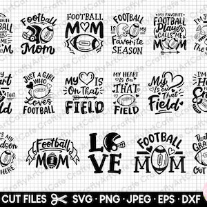 football mom svg bundle football mother svg bundle football mom png bundle football season shirt design free commercial use cricut file