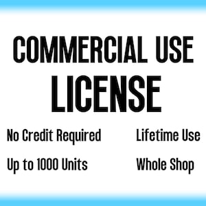Commercial Use License for ALL Designs