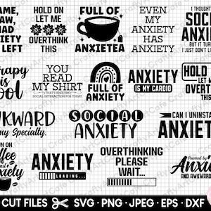 anxiety svg bundle cricut cut files free commercial use anxiety png shirt designs eps dxf jpg