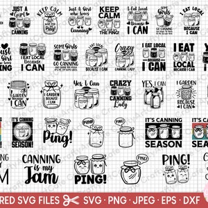 canning svg bundle canning png bundle canning svg file cricut cut file commercial use
