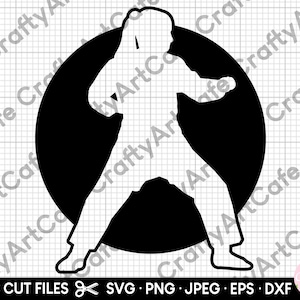 karate girl svg for cricut karate girl png karate svg karate png eps dxf jpg commercial use