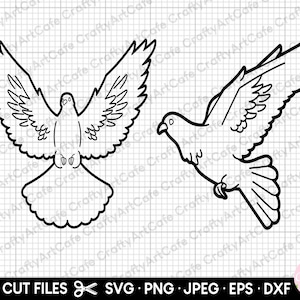 dove clipart dove svg dove png dove jpeg dove jpg dove vector commercial use