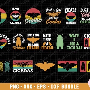 cicada png cicada svg cicada png bundle sublimination commercial use cicada eps dxf cricut cut file t shirt design