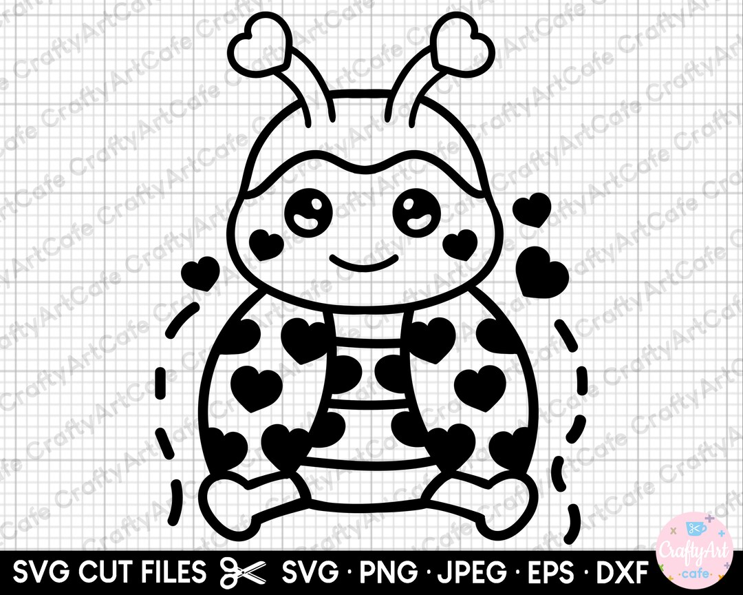 Cute Ladybug Svg Cute Ladybug Png Cute Ladybug Clipart Cute Ladybug ...