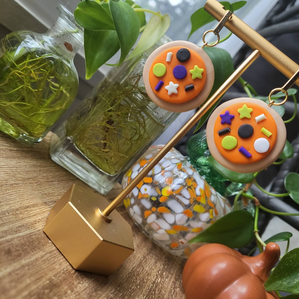 FRESH BAKED Dangle Earrings Halloween Earrings Fall Etsy