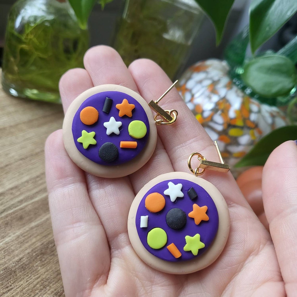FRESH BAKED Dangle Earrings Halloween Earrings Fall Etsy