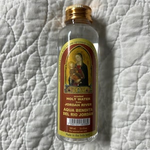 Authentic Holy Water from Jordan&#39;s River  Baptismal Site 3.4 Oz 100ml Free Ship