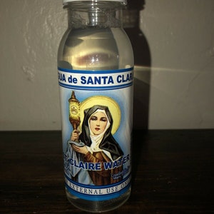 Agua de Santa Clara Cologne” 8 fl Oz De Crusellas Santeria Espiritismo Bath