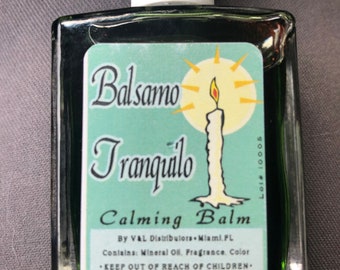 1 oz Aceite BALSAMO TRANQUILO, CALMING Balm religion protection Wicca Free Shipping