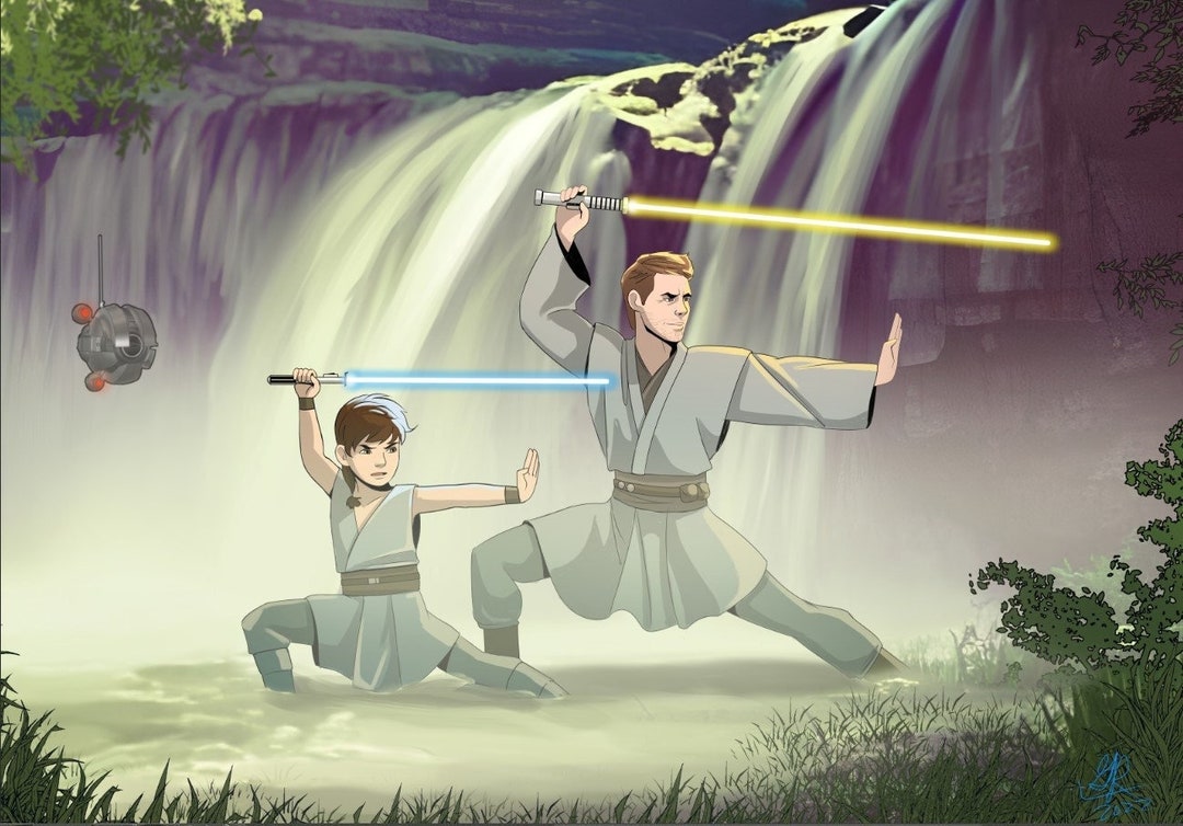 Jedi Styled Portrait download Only MESSAGE BEFORE ORDERING - Etsy