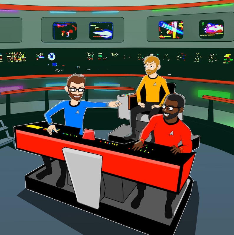 Custom Lower Decks Style Portrait download Only MESSAGE BEFORE ORDERING