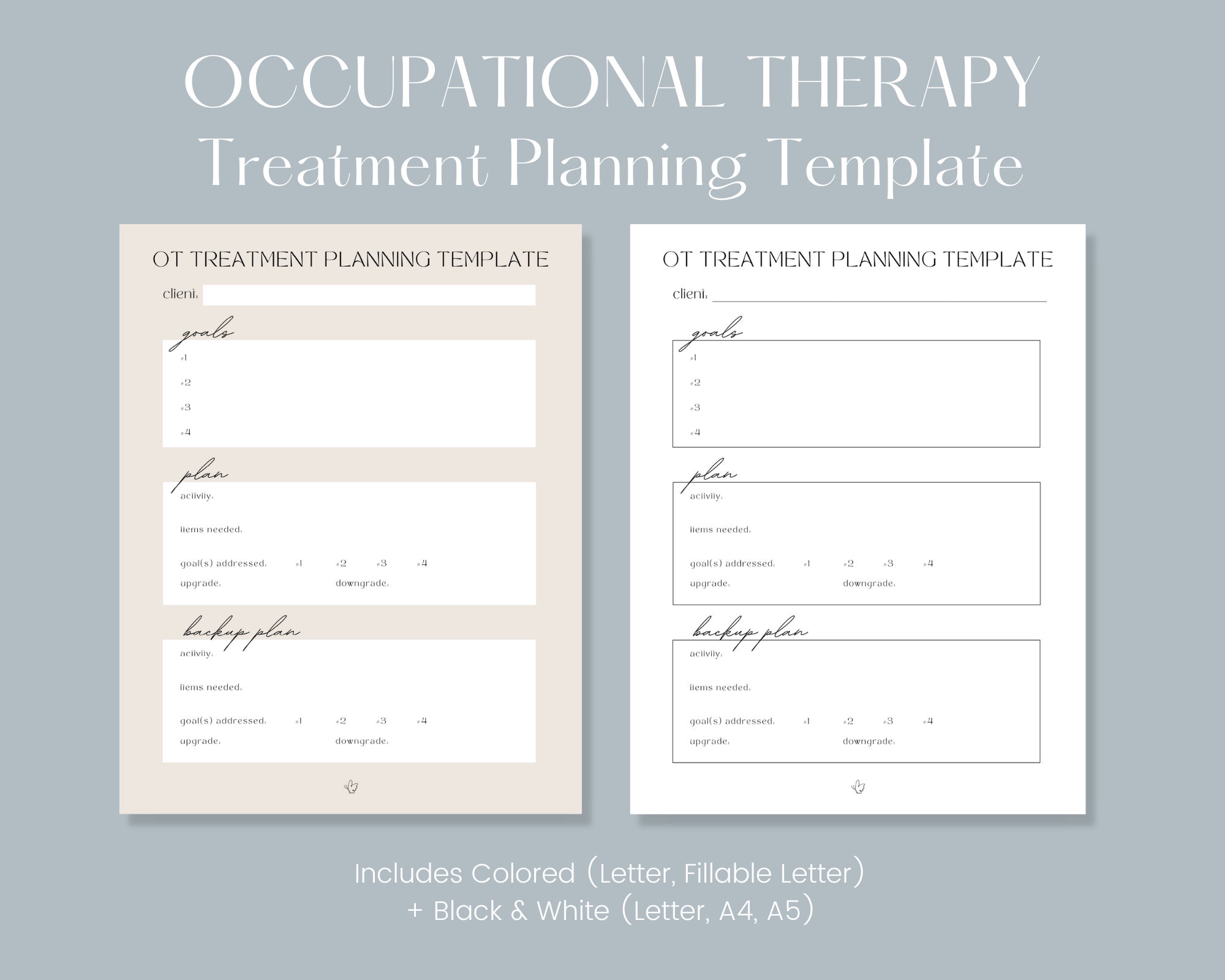 occupational therapy business plan examples