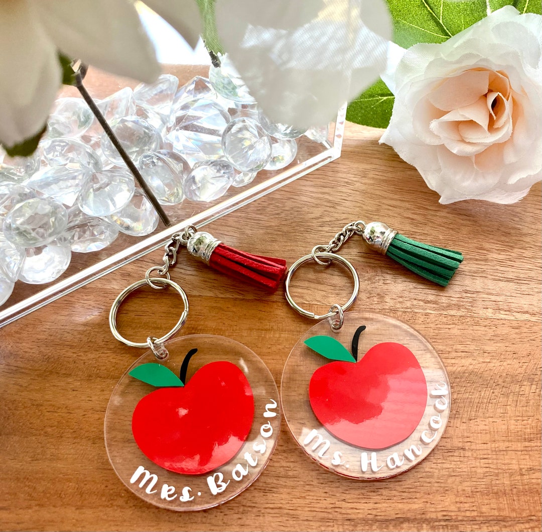 Teacher Appreciation Keychains Etsy