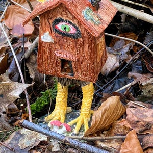 Baba Yaga hut  ceramic smokehouse