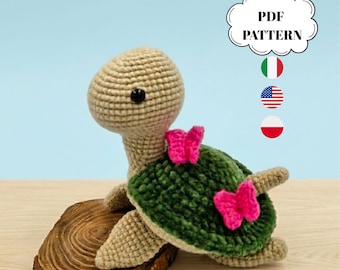 Amigurumi Turtle Crochet Pattern: Detailed Photo Instructions (PDF)