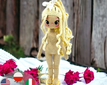 Leila Doll Amigurumi Crochet Pattern (PDF)
