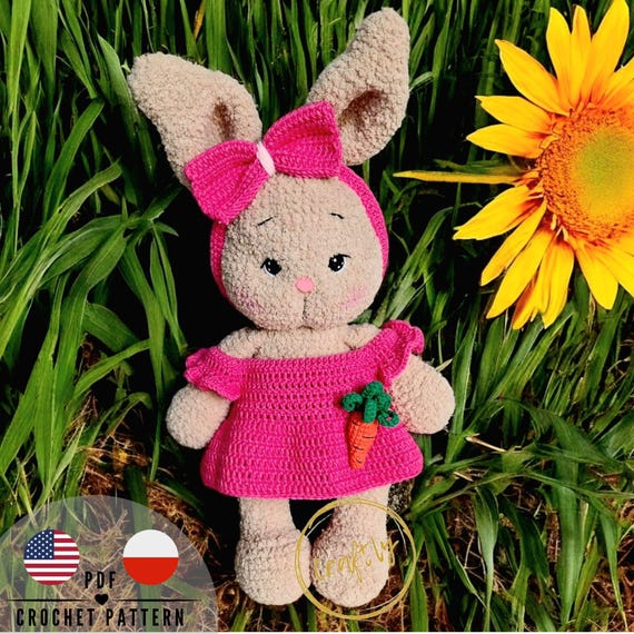 white christmas dresses Easy & Elegant Bunny Crochet Pattern in Dress for Beginners main image 0