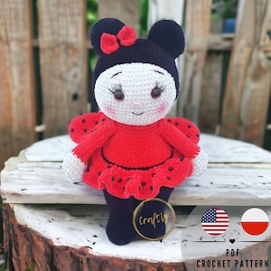 PDF Ladybug Crochet PATTERN - Amigurumi Ladybug Crochet Pattern - PDF in English - Craftly