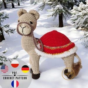 PDF Camel crochet amigurumi, Nativity SCENE , CraftlyPattern