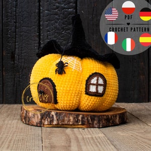 Halloween Crochet Pattern: Witch House PDF Tutorial