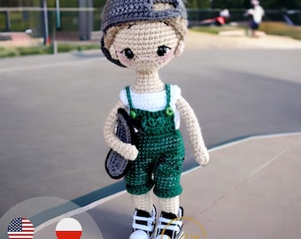 PDF Amigurumi doll Crochet Pattern, Handmade Toy Making, Crochet boy, Unique Handicraft, CraftlyPattern