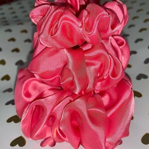 Mulberry Silk Scrunchie Set- Pink