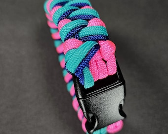 Custom Paracord Bracelet/Armband with Micro Cord Detail