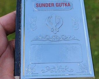 Sikh sunder Gutka Japji Jaap Anand Rehras Sukhmani Sahib Roman English book A30