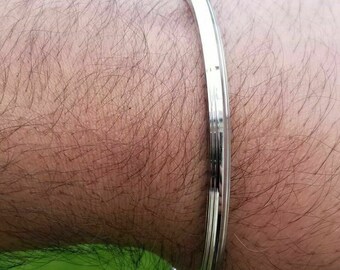 Sikh kara stainless steel thin lines design singh kaur kada khalsa new bangle i4