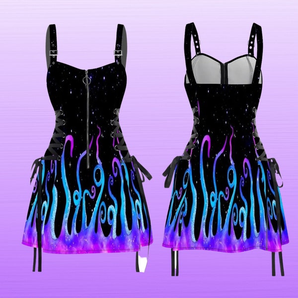 Nombuso Dress - Flame Print