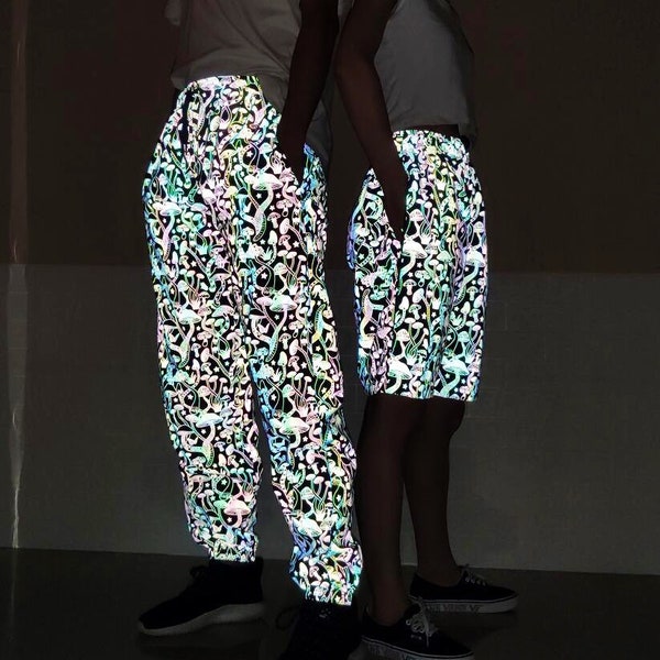 Reflective Rave Pants Etsy