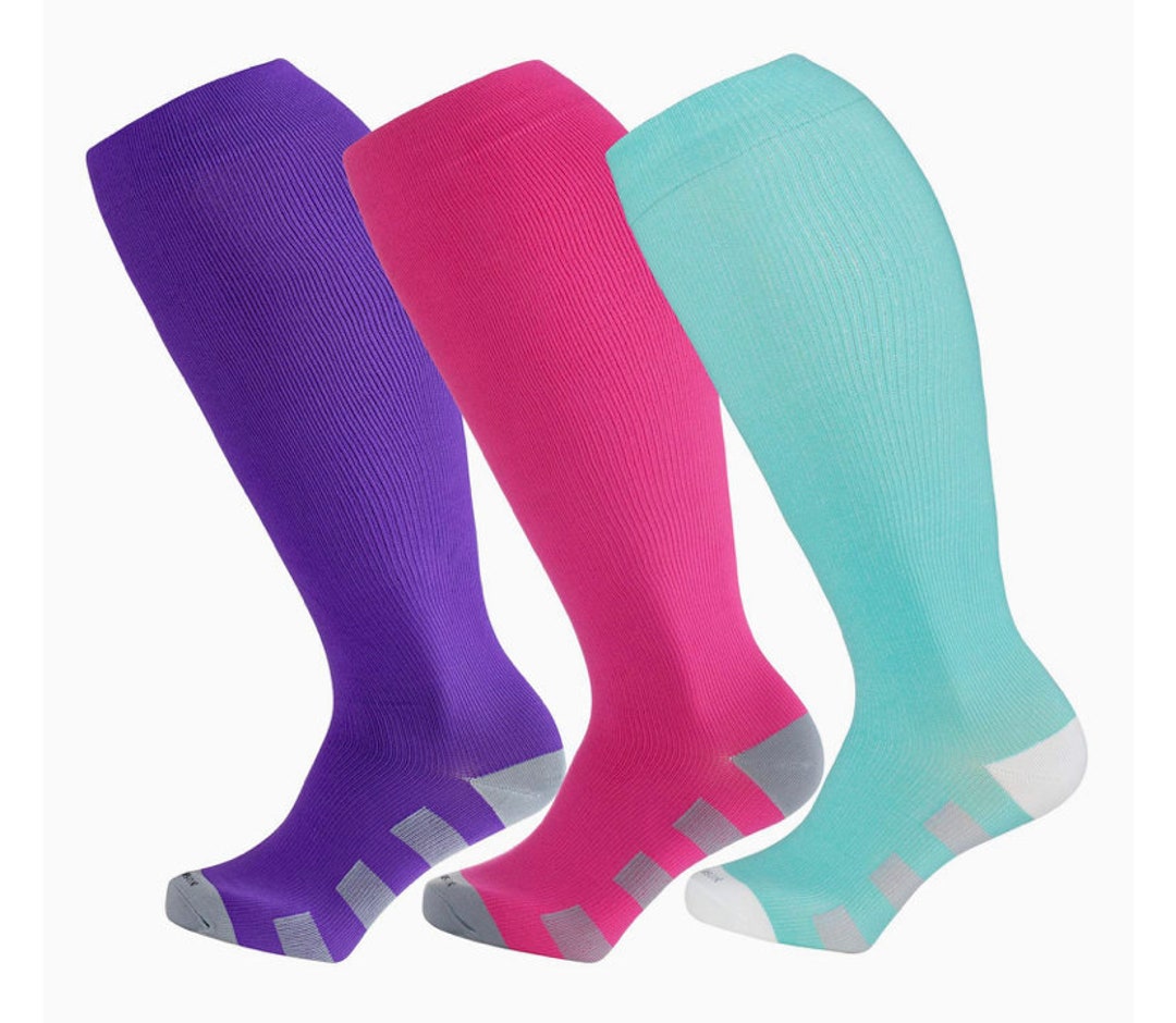 Wide Calf Compression Socks for Women Etsy