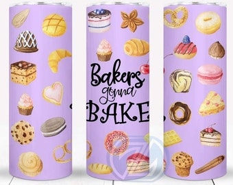 Tumbler Wrap Design - Bakers Gonna Bake