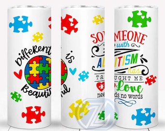 Tumbler Wrap Design - Different Is Beautiful