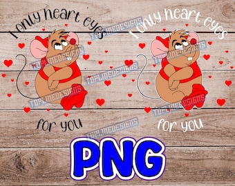 I Only Heart Eyes For You Red - PNG