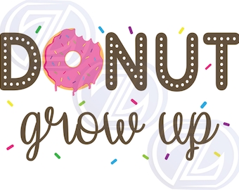 Donut Grow Up PNG