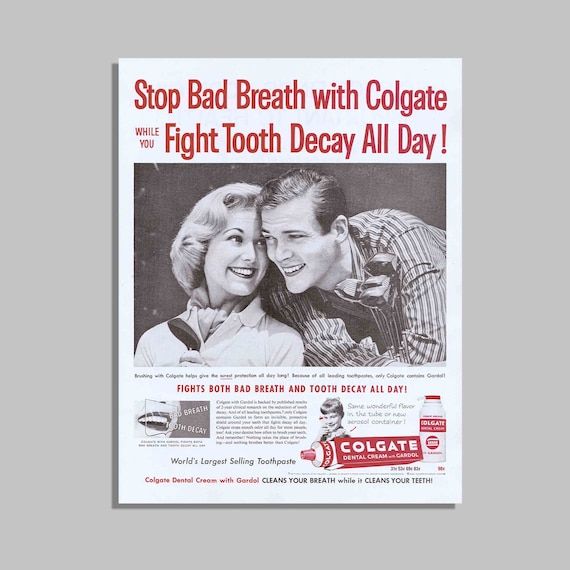 colgate toothpaste ads