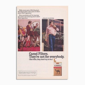 Vintage Camel Cigarettes Advertisement - Original Print Ad 60s 70s
